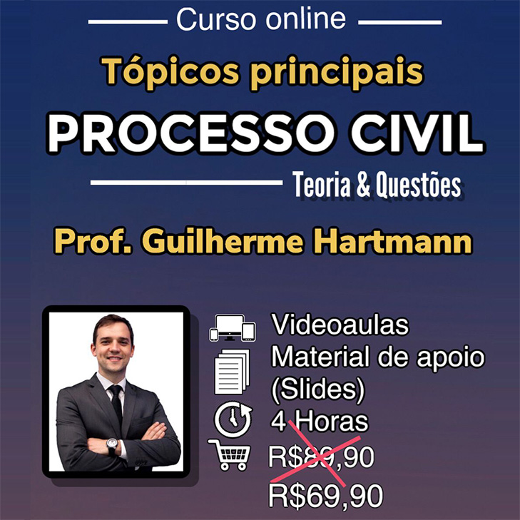 TÓPICOS PRINCIPAIS de PROCESSO CIVIL – teoria & questões