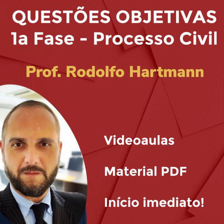 Curso de QUESTÕES OBJETIVAS DE PROCESSO CIVIL – 1ª Fase 2022