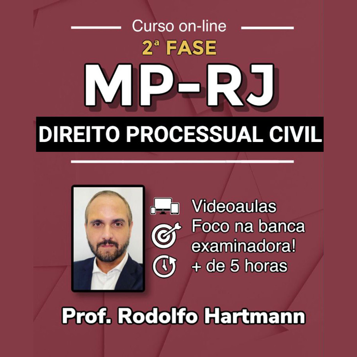 MPRJ 2A FASE - DIREITO PROCESSUAL CIVIL